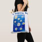 Daisy Painting Ontworpen herbruikbare kooptas Tote Bag (Dichtbij)