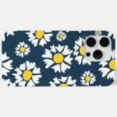 Daisy patroon, bloemenpatroon, witte madeliefjes Case-Mate iPhone case (Achterkant (horizontaal))
