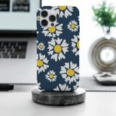 Daisy patroon, bloemenpatroon, witte madeliefjes Case-Mate iPhone case