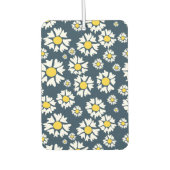 Daisy patroon, bloemenpatroon, witte madeliefjes luchtverfrisser (Voorkant)