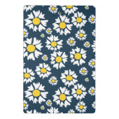Daisy patroon, bloemenpatroon, witte madeliefjes mini klembord (Achterkant)