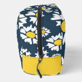 Daisy patroon, bloemenpatroon, witte madeliefjes toilettasje (Rechts)