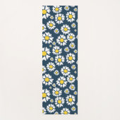 Daisy patroon, bloemenpatroon, witte madeliefjes yogamat (Voorkant)