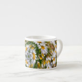 daisy-patroon espresso kop (Voorkant rechts)