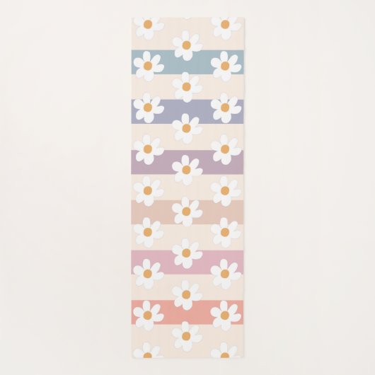 Daisy Patroon Gepersonaliseerd Yogamat (Achterkant)