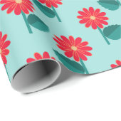 Daisy patroon inpakpapier (Rol Hoek)