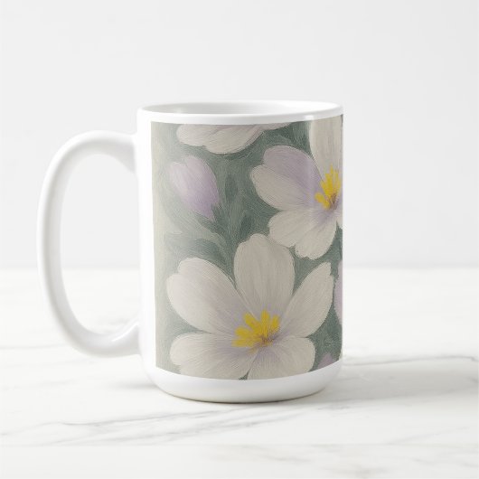 Daisy Patroon Keramische Mok (Links)