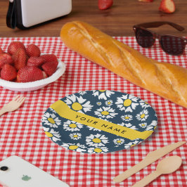 Daisy Patroon, Witte Madeliefjes, Je Naam Papieren Bordje