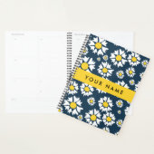 Daisy Patroon, Witte Madeliefjes, Uw Naam Planner (Display)