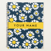 Daisy Patroon, Witte Madeliefjes, Uw Naam Planner (Voorkant)