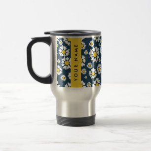 Daisy Patroon, Witte Madeliefjes, Uw Naam Reisbeker
