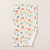 Daisy Pattern Bad Handdoek (Handdoek)