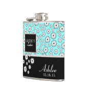 Daisy Pattern Bridesmaid Heupfles (Links)