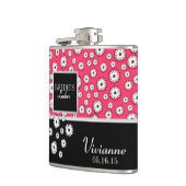 Daisy Pattern Bridesmaid Heupfles (Links)