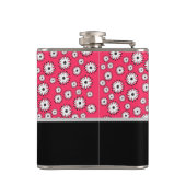 Daisy Pattern Bridesmaid Heupfles (Achterkant)