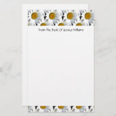 Daisy Pattern  briefpapier (Voorkant / Achterkant)