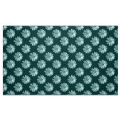 Daisy Pattern - Donkere groene verbinding Stof (Fat Quarter)