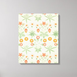 Daisy Pattern (door William Morris) Canvas Afdruk