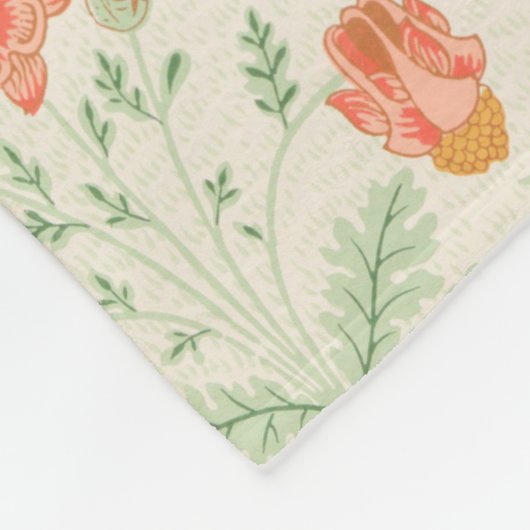 Daisy Pattern (door William Morris) Fleece Deken (Hoek)