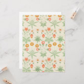 Daisy Pattern (door William Morris) Kaart (Voorkant / Achterkant in situ)