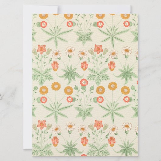 Daisy Pattern (door William Morris) Kaart (Voorkant)