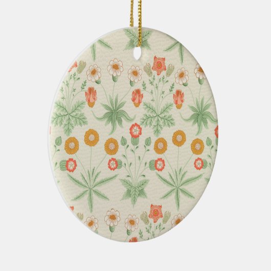 Daisy Pattern (door William Morris) Keramisch Ornament (Rechts)