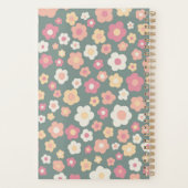 Daisy Pattern Flowers Blooms Floral Cute CUSTOM Planner (Achterkant)