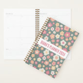 Daisy Pattern Flowers Blooms Floral Cute CUSTOM Planner (Display)