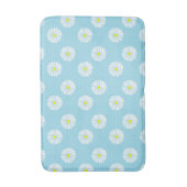 Daisy Pattern Foam Bathmat Badmat (Voorkant Verticaal)
