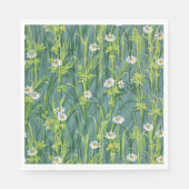 Daisy Pattern, groen patroon, Servet (Voorkant)