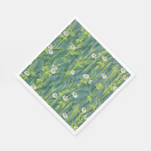 Daisy Pattern, groen patroon, Servet (Hoek)