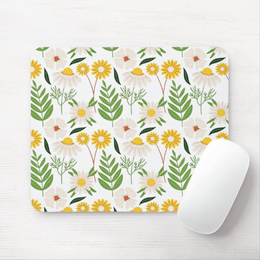 Daisy Pattern Muismat (Met muis)