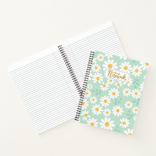 Daisy Pattern Notitieboek (Binnen)