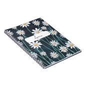 Daisy Pattern Notitieboek – Bloemontwerp voor Ever (Rechterzijde)