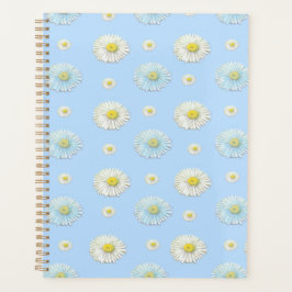 Daisy Pattern op lichtblauwe achtergrond Planner