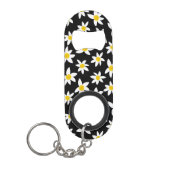 Daisy Pattern Print Mini Flessenopener (Voorkant)