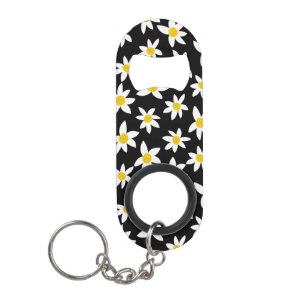 Daisy Pattern Print Mini Flessenopener