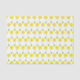  Daisy Pattern Tissue / Ambachtelijk papier
