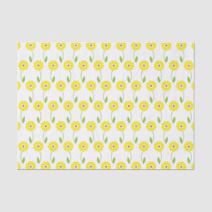  Daisy Pattern Tissue / Ambachtelijk papier
