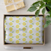  Daisy Pattern Tissue / Ambachtelijk papier (Geschenk)