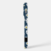 Daisy Pattern, Witte Daisies, Jouw naam iPhone Hoesje (Linkerkant)