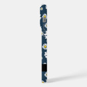 Daisy Pattern, Witte Daisies, Jouw naam iPhone Hoesje (Linkerkant)