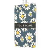 Daisy Pattern, Witte Daisies, Jouw naam Luchtverfrisser (Links)