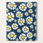 Daisy Pattern, Witte Daisies, Jouw naam Planner (Achterkant)