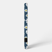 Daisy Pattern, Witte Daisies, Jouw naam Samsung Galaxy Hoesje (Linkerkant)