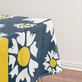 Daisy Pattern, Witte Daisies, Jouw naam Tafelkleed (Voorbeeld)