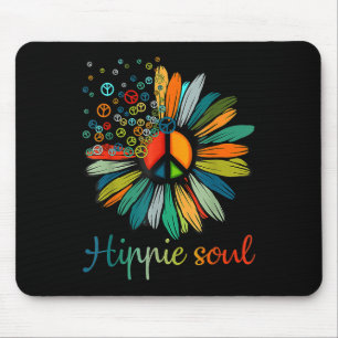 Daisy Peace Sign Hippie Soul Flower Lovers Gifts Muismat