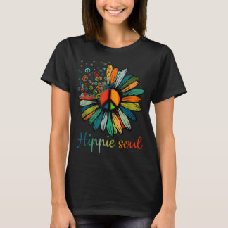 Daisy Peace Sign Hippie Soul Flower Lovers Gifts T-shirt
