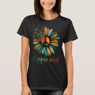 Daisy Peace Sign Hippie Soul Flower Lovers Gifts T-shirt