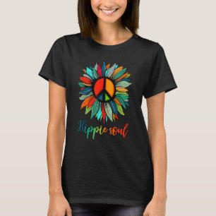 Daisy Peace Sign Hippie Soul T-shirt